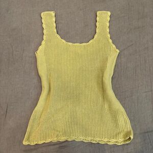 anthropologie knit green top